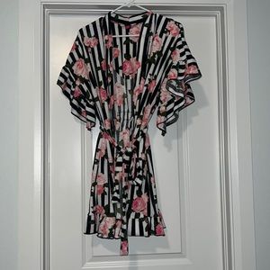 Betsey Johnson Floral Robe